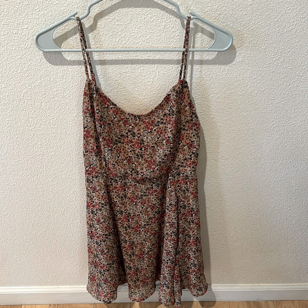 Cozy Fox Floral Dress, Size M, New